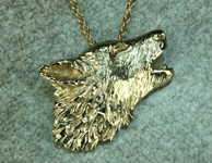 wolf pendant